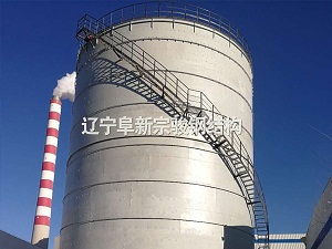 蒙东能源赤峰新城热电分公司4000立方米热水罐